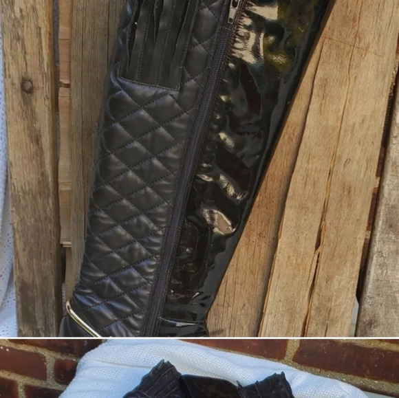 Jeffrey Campbell Quilted horsebit riding‎ boots 10 - Picture 13 of 14